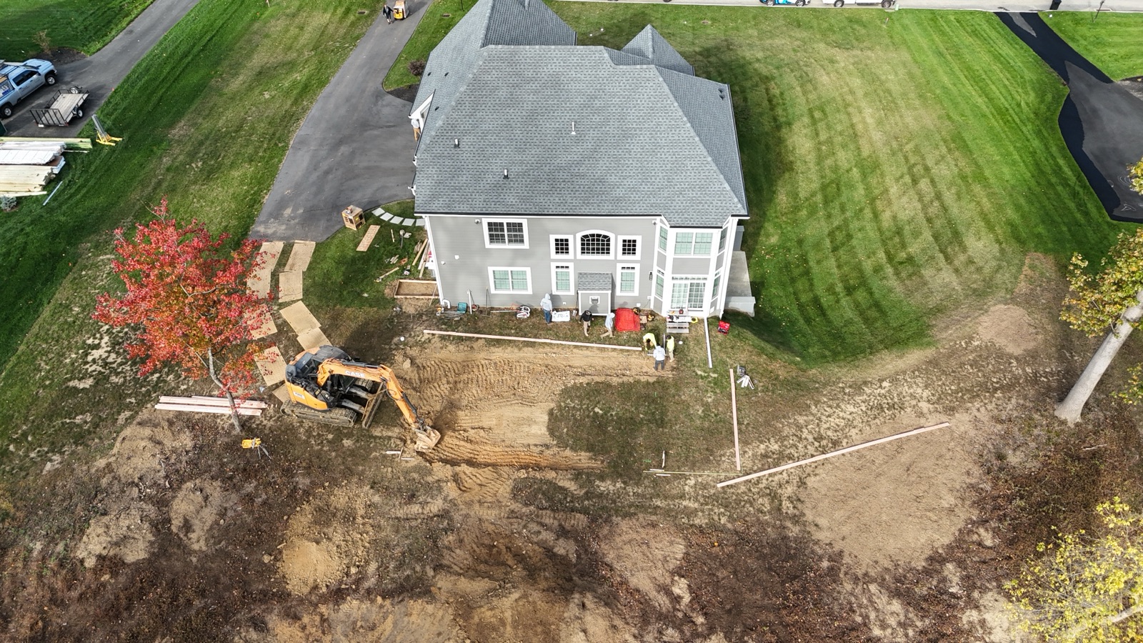 Dig / Frame — real Pro Pool jobsite