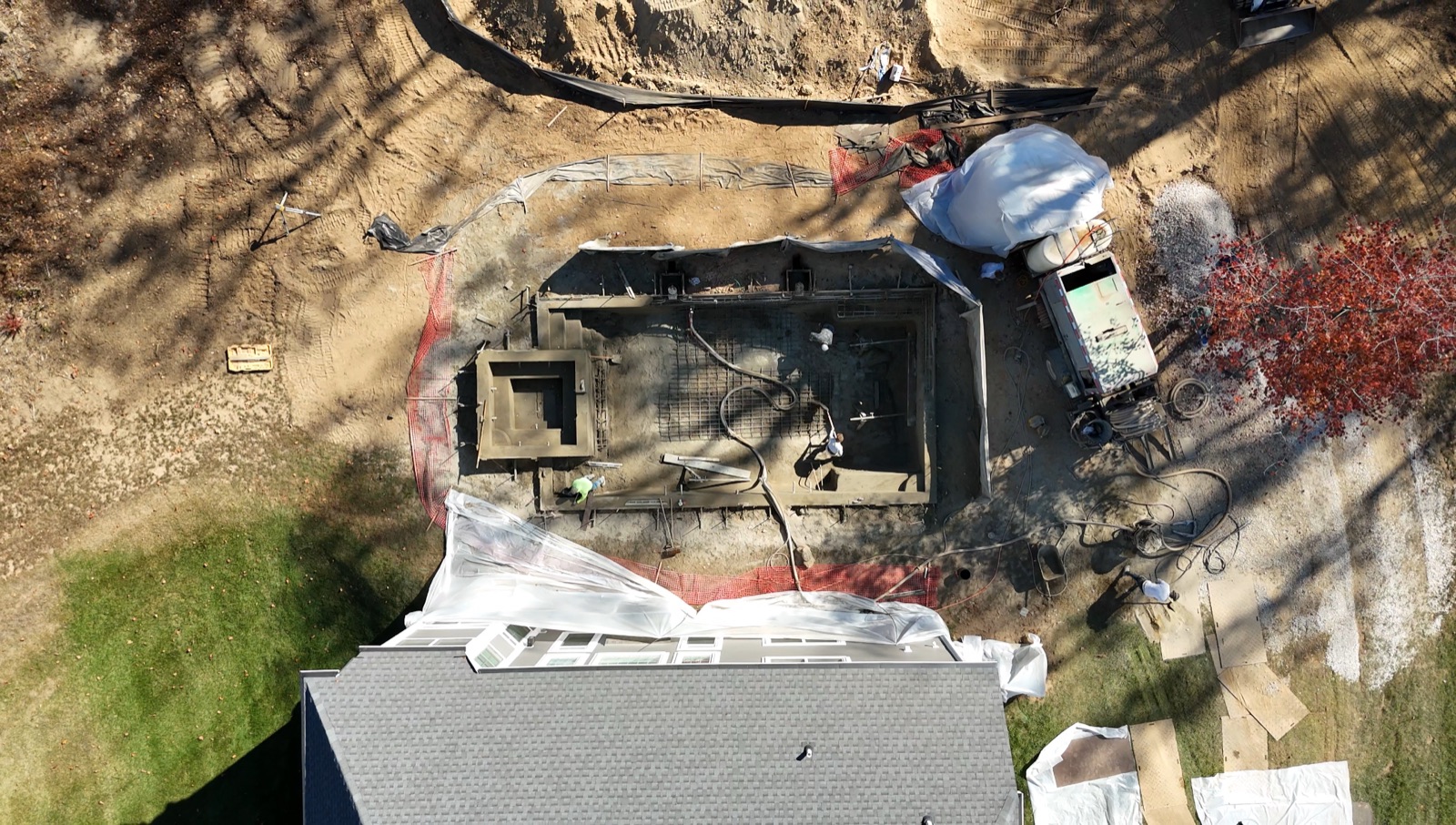 Gunite — real Pro Pool jobsite
