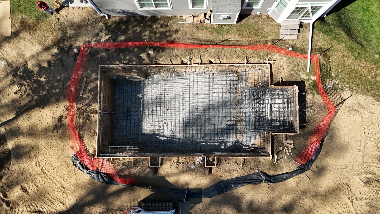 Rebar — real Pro Pool jobsite